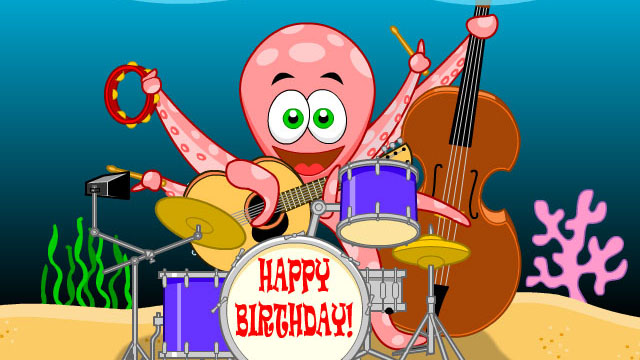 Octopus Birthday Song